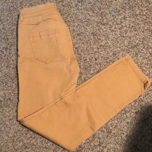 True Mustard color stretchy pants